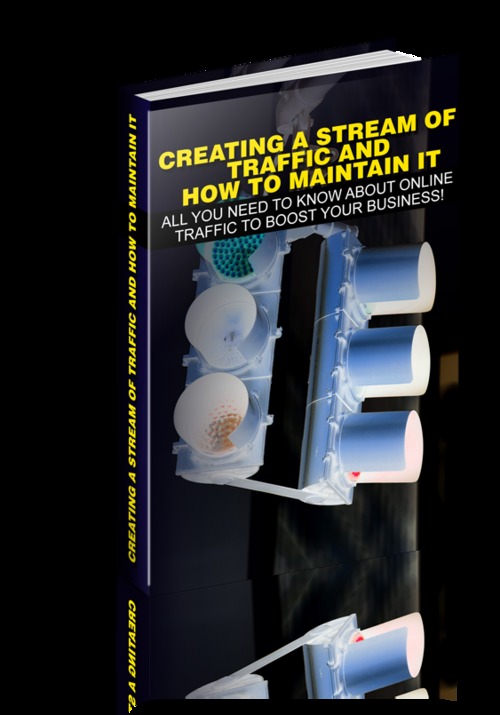 Product picture Creating a stream of traffic and how to maintain it